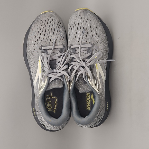 Brooks Ghost 16 Shoes Mens Size 9.5 Gray Sneakers Running Athletic Neutral Grey - Picture 9 of 13